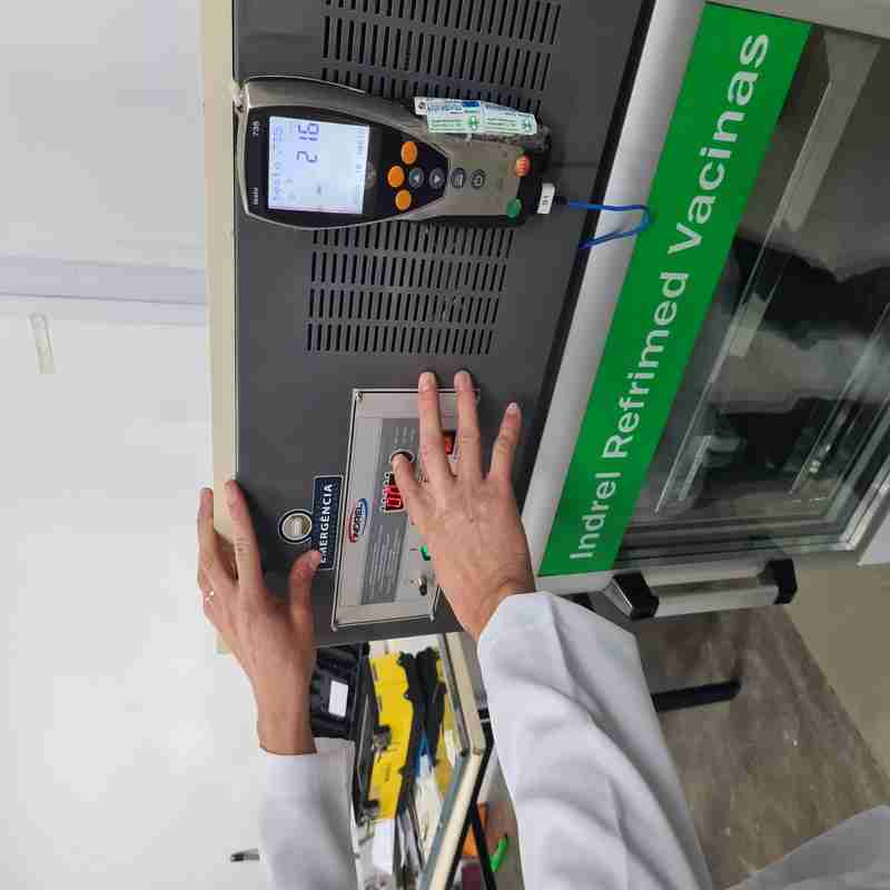 Calibração de equipamentos de laboratório químico